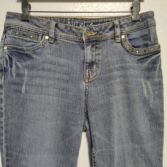 Apt 9 Boot Cut Embellished Jeans 10? - Picture 5 of 7